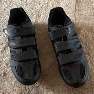 Hiland Black unisex Athletic Cycling Shoes men size 10
